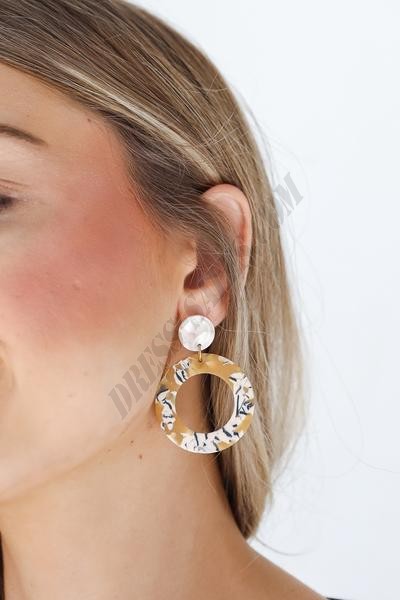 On Discount ● Emily Acrylic Statement Earrings ● Dress Up - -0