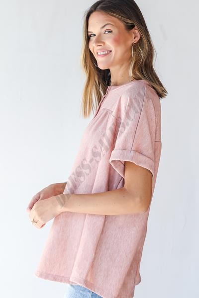 Take The Lead Henley Top ● Dress Up Sales - -4