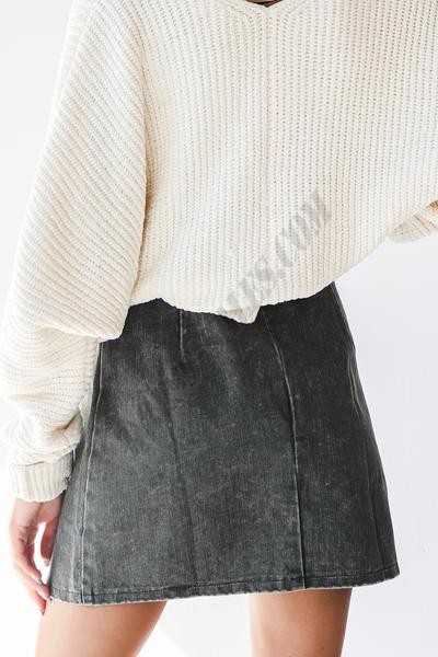 Pick A Side Denim Mini Skirt ● Dress Up Sales - -6