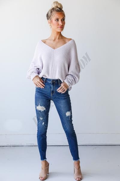 Sierra Distressed Skinny Jeans ● Dress Up Sales - -3