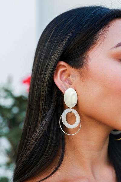 On Discount ● Hailey Statement Drop Earrings ● Dress Up - -3
