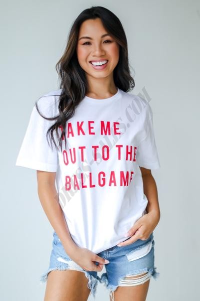 On Discount ● Take Me Out To The Ballgame Tee ● Dress Up - -3