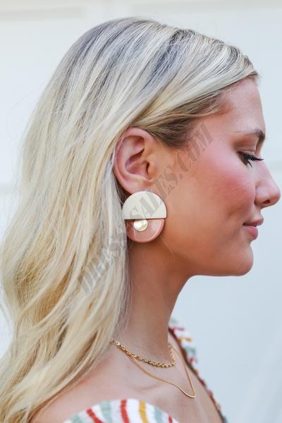 On Discount ● Maria Acrylic Statement Earrings ● Dress Up - -2