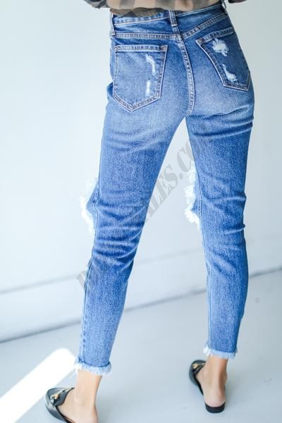 Gracie Distressed Skinny Jeans ● Dress Up Sales - -4