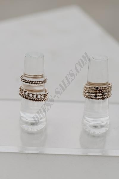 On Discount ● Hope Dainty Gold Ring Set ● Dress Up - -3