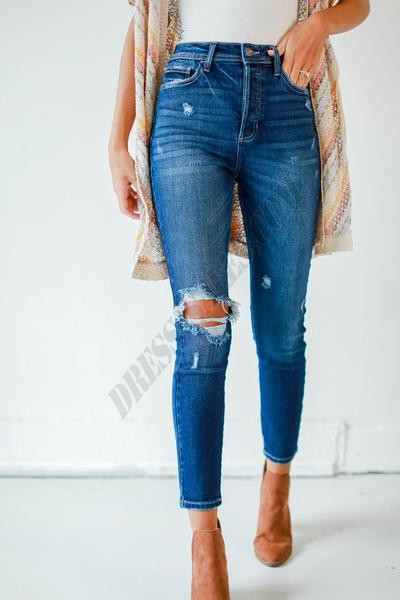 Leah Distressed Skinny Jeans ● Dress Up Sales - -0