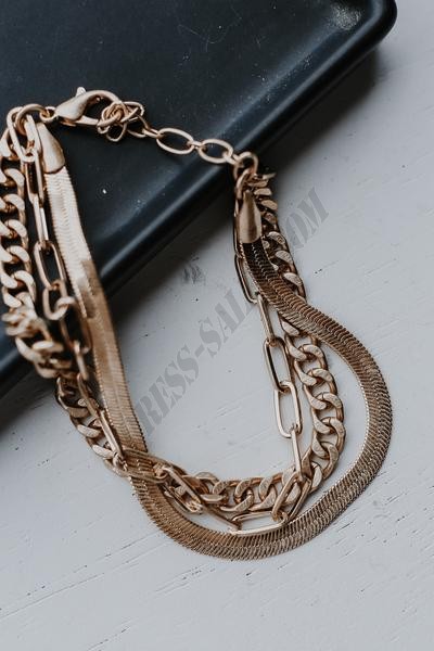 On Discount ● Carmen Gold Layered Bracelet ● Dress Up - -3