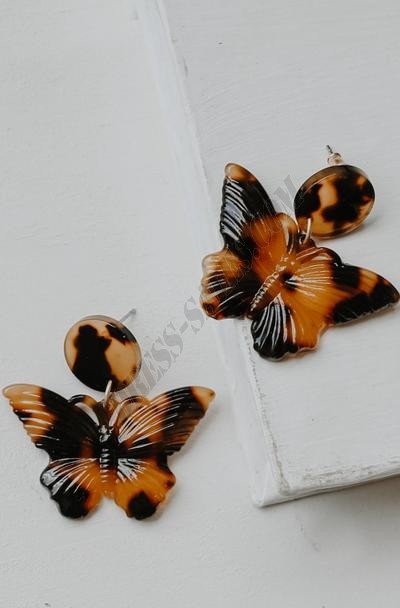 On Discount ● Reese Butterfly Drop Earrings ● Dress Up - -3