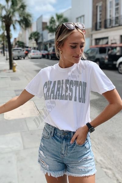 Grey Charleston Tee ● Dress Up Sales - -2