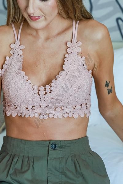 Lily Floral Crochet Bralette ● Dress Up Sales - -7
