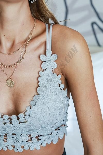 Lily Floral Crochet Bralette ● Dress Up Sales - -8