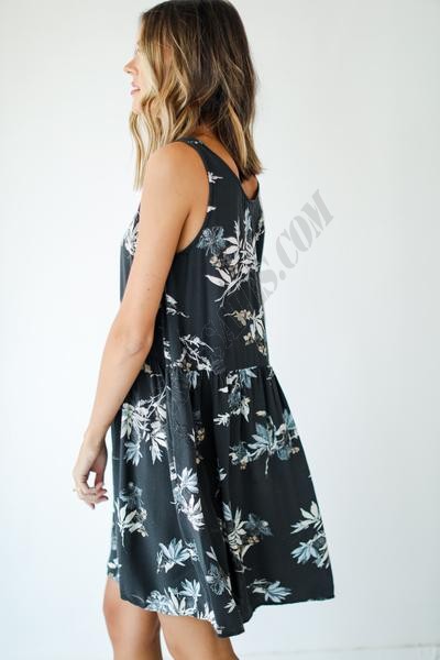 On Discount ● Lush Gardens Floral Babydoll Dress ● Dress Up - -3