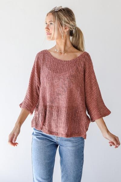 More Than It Seems Loose Knit Top ● Dress Up Sales - -10