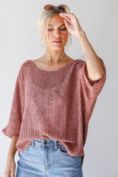 More Than It Seems Loose Knit Top ● Dress Up Sales - -2