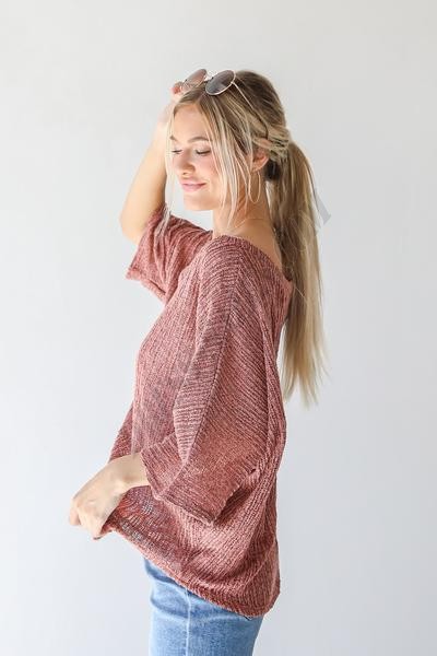 More Than It Seems Loose Knit Top ● Dress Up Sales - -14