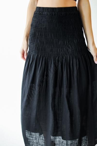 Playing Favorites Smocked Maxi Skirt ● Dress Up Sales - -1