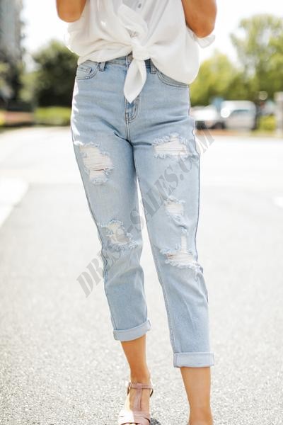 Natalie High-Rise Mom Jeans ● Dress Up Sales - -2