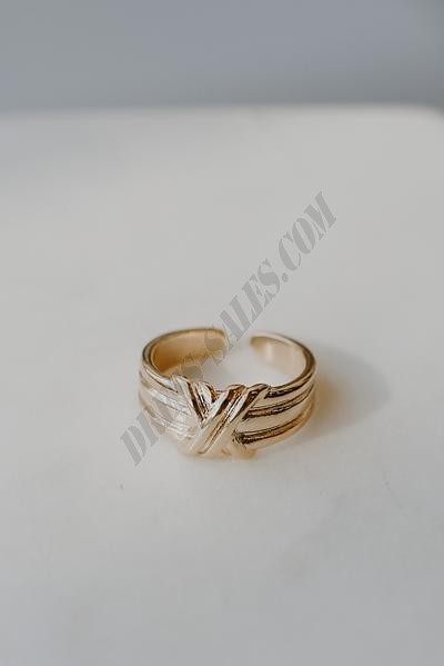 On Discount ● Alanna Gold Ring ● Dress Up - -1