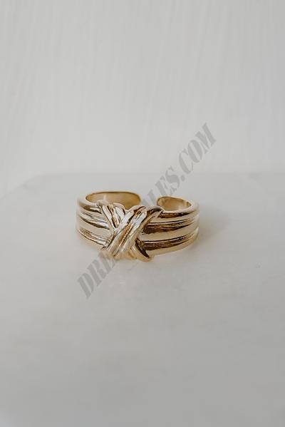 On Discount ● Alanna Gold Ring ● Dress Up - -3