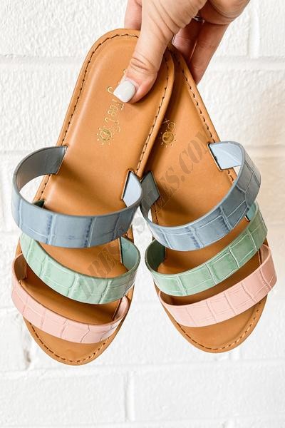 Key West Strappy Slide Sandals ● Dress Up Sales - -3