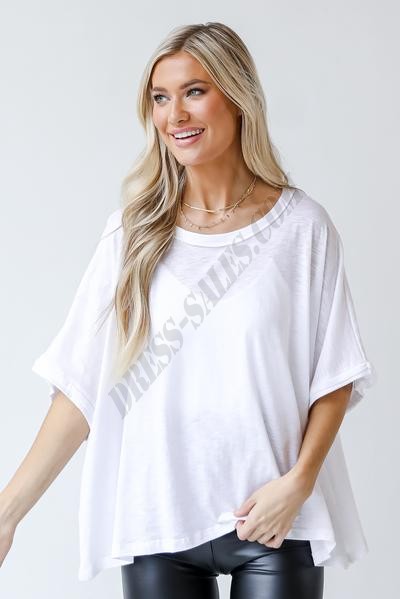 Try It Out Oversized Tee ● Dress Up Sales - -4