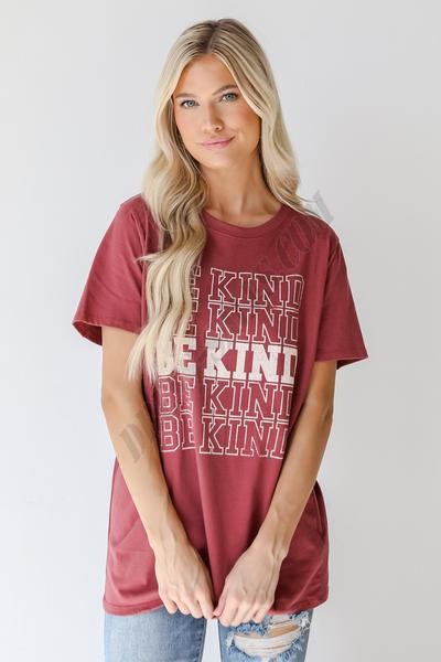 On Discount ● Be Kind Graphic Tee ● Dress Up - -10