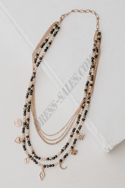 On Discount ● Isabella Beaded Layered Necklace ● Dress Up - -3