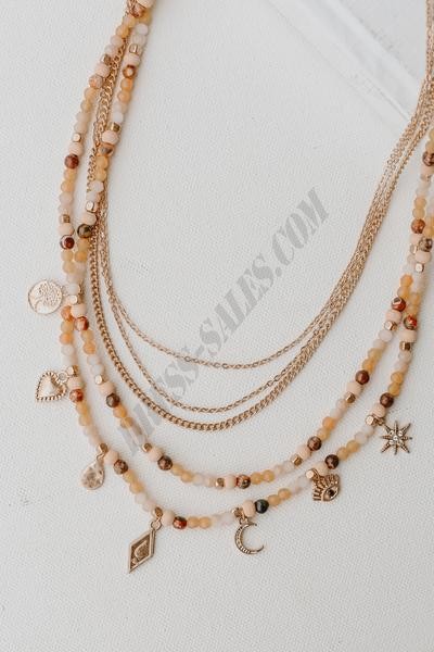 On Discount ● Isabella Beaded Layered Necklace ● Dress Up - -4