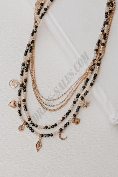 On Discount ● Isabella Beaded Layered Necklace ● Dress Up - -2