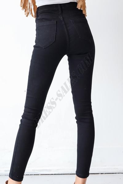 Kennedy Black Skinny Jeans ● Dress Up Sales - -3