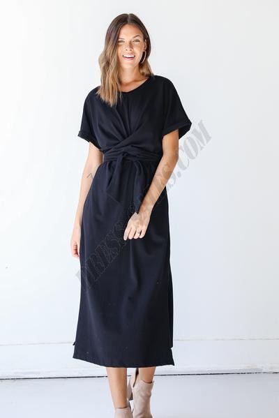 On Discount ● Ready Or Knot Midi Dress ● Dress Up - -3