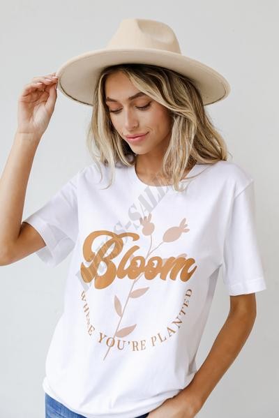 Bloom Where You're Planted Tee ● Dress Up Sales - -3