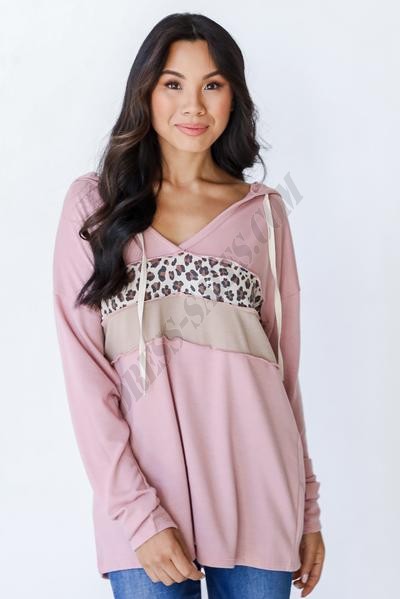 Casual Cozy Leopard Striped Hoodie ● Dress Up Sales - -0