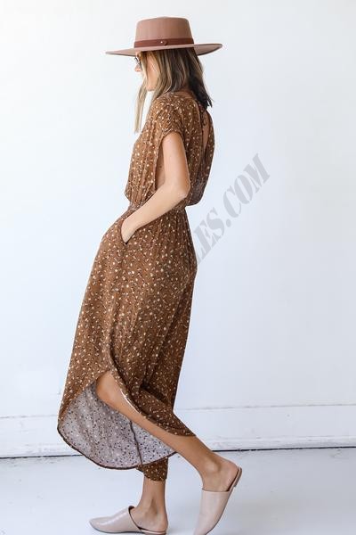 On Discount ● Toast To You Spotted Jumpsuit ● Dress Up - -3