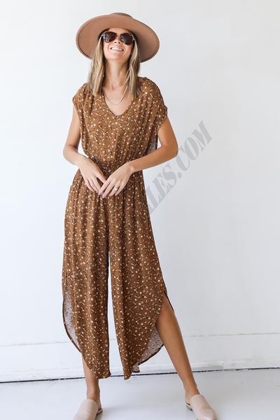 On Discount ● Toast To You Spotted Jumpsuit ● Dress Up - -0