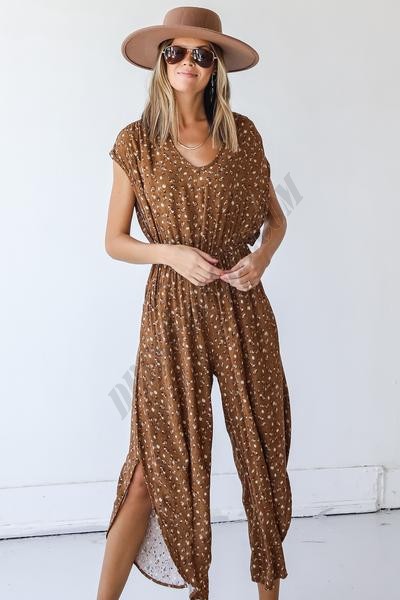 On Discount ● Toast To You Spotted Jumpsuit ● Dress Up - -2