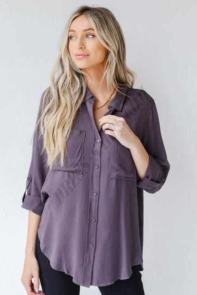 On Discount ● Chic Ambitions Button-Up Blouse ● Dress Up - -0