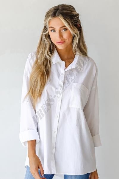 On Discount ● Social Season Button-Up Blouse ● Dress Up - -4