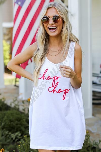 On Discount ● Chop Chop Graphic Tank ● Dress Up - -6
