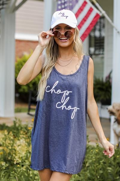 On Discount ● Chop Chop Graphic Tank ● Dress Up - -8