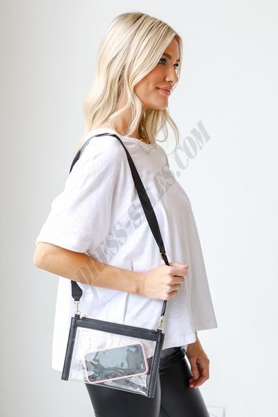 Hayley Clear Crossbody Bag ● Dress Up Sales - -4