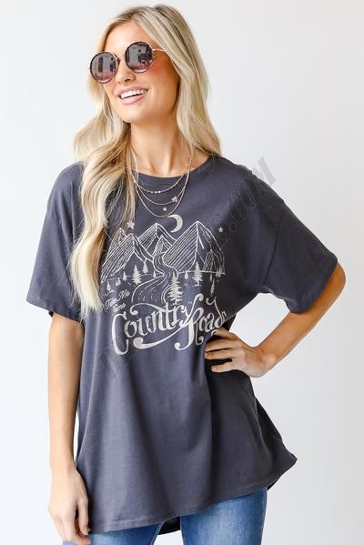 On Discount ● Country Roads Graphic Tee ● Dress Up - -1