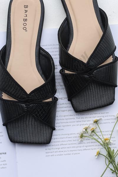 Venice Square Toe Slide Sandals ● Dress Up Sales - -3