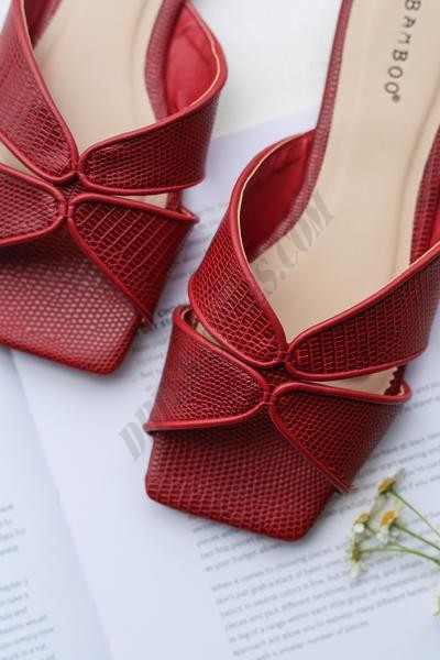 Venice Square Toe Slide Sandals ● Dress Up Sales - -1