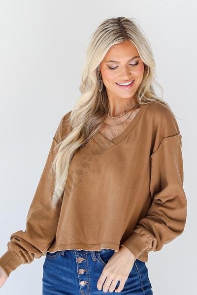Keep Me Chill Cropped Pullover ● Dress Up Sales - -10