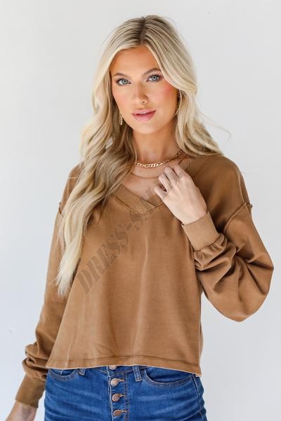 Keep Me Chill Cropped Pullover ● Dress Up Sales - -2