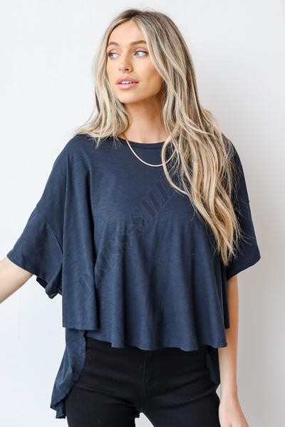 Start With The Basics Oversized Tee ● Dress Up Sales - -0