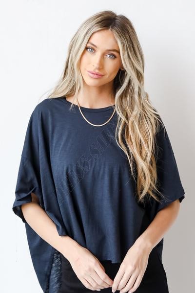 Start With The Basics Oversized Tee ● Dress Up Sales - -1