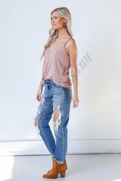 Hannah Distressed Boyfriend Jeans ● Dress Up Sales - -7