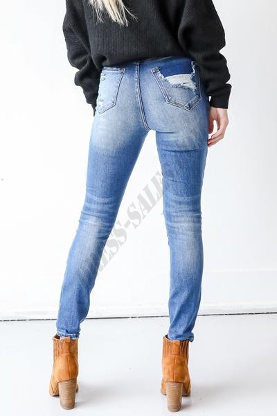 Delilah Distressed Skinny Jeans ● Dress Up Sales - -4